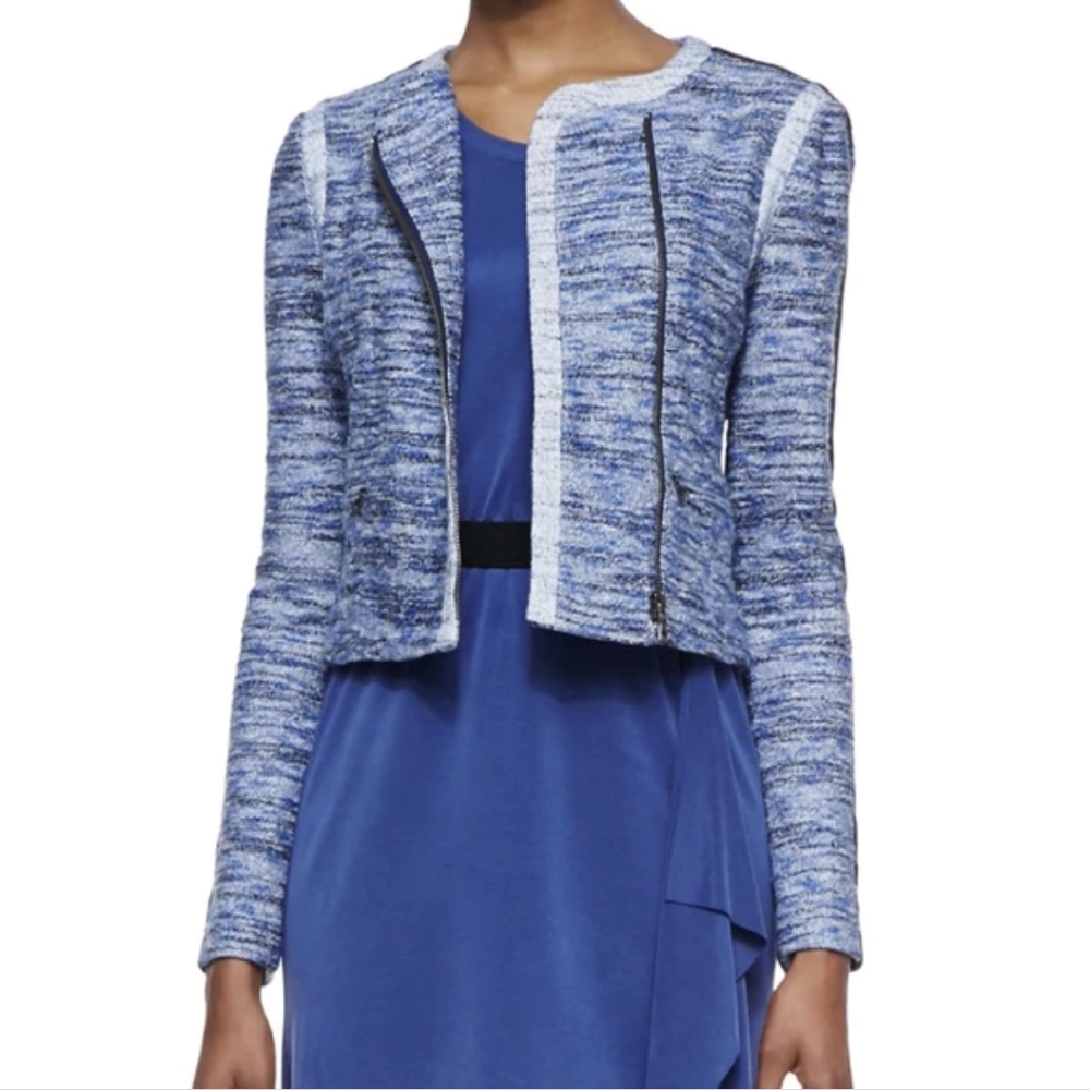 BCBGMaxAzria Kevin Color Blocked Jacket